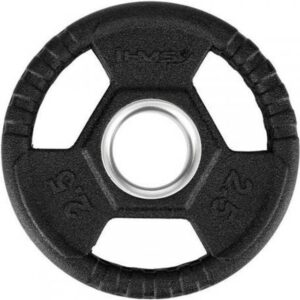 HMS TOH02 1 stk Olympic Gummibelagt vægtskive