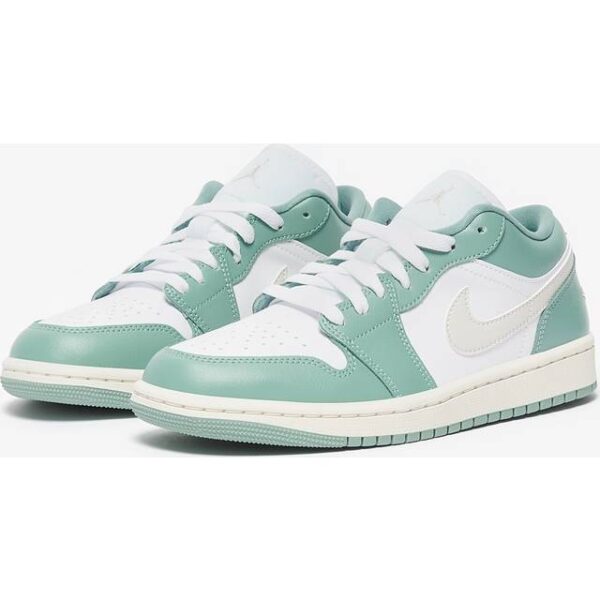 Jordan Air 1 Lave Sneakers - Hvide Og Lyseblå