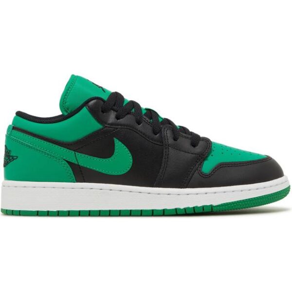 Jordan Air 1 Unisex Læder Sko Lav Lucky Green
