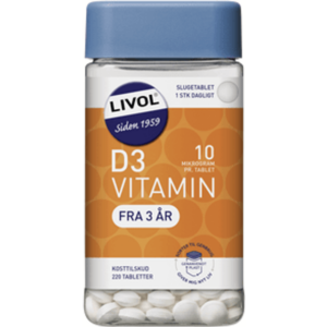 Livol D3-Vitamin 10µg 220 stk