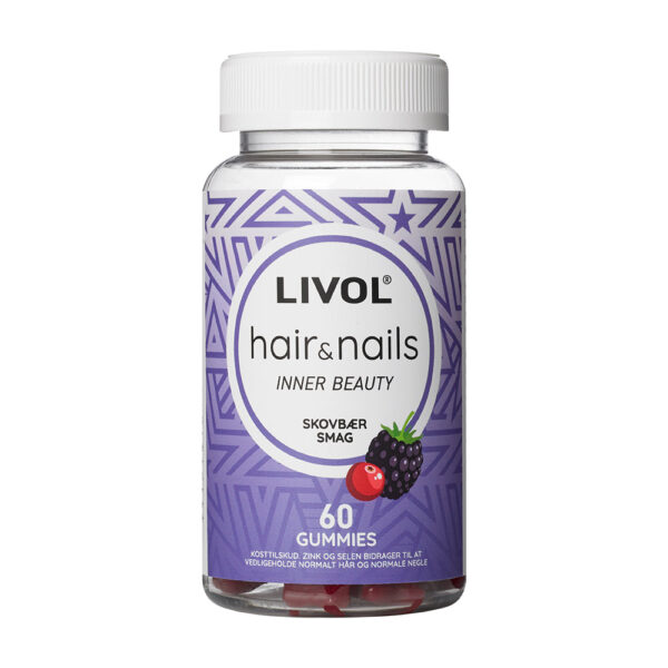 Livol Hair & Nails Gummies (60 stk) - Vitaminer & mineraler