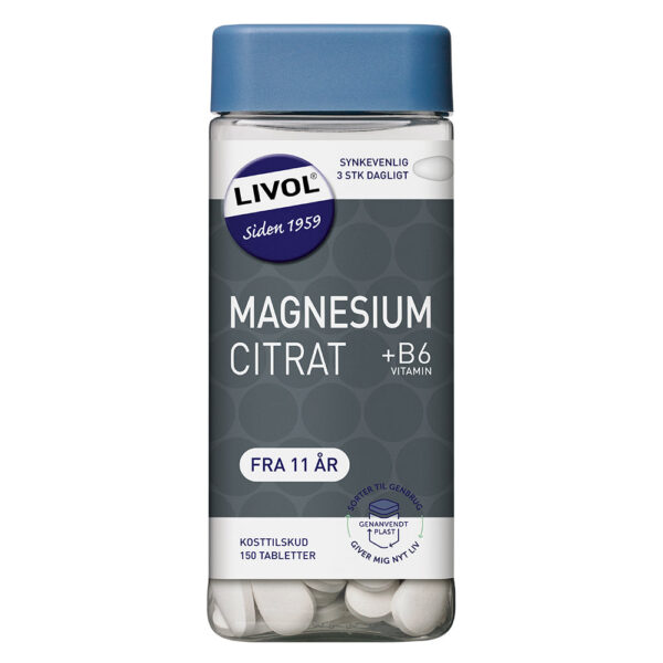 Livol MagnesiumCitrat (150 stk) - Vitaminer & mineraler