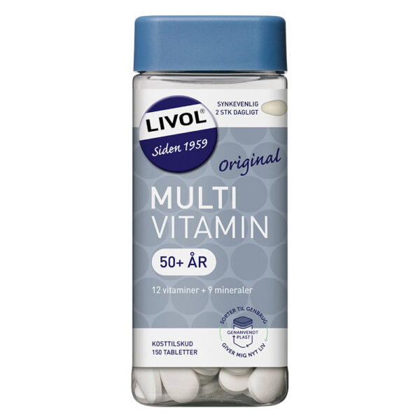 Livol Multivitamin 50+ (150 stk) - Vitaminer & mineraler