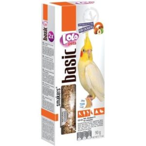 Lolo Pets 2x seed sticks parakeet with nut