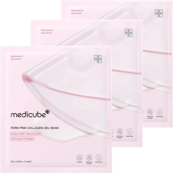 Medicube PDRN Pink Collagen Gel Mask 3 Pieces