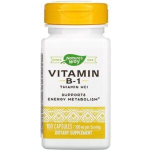 Nature's Way Nature's Way Vitamin B-1 100 mg 100 Capsules 100 stk