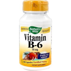 Nature's Way Nature's Way Vitamin B-6 50 mg 100 Capsules 100 stk