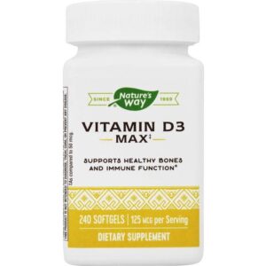 Nature's Way Nature's Way Vitamin D3 Max 125 mcg. 240 Softgels