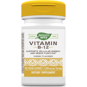 Natures Way Vitamin B12 Kirsebær 100 Losenger