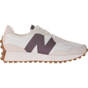 New Balance 327 Shoe - Women's Linen/Sea Salt/Dark Ice Wine