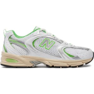New Balance 530 - White/Fluorescent Green