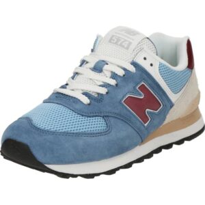 New Balance Sneaker Low 574 - Dueblå/Lyseblå/Greige/Burgunder