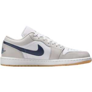 Nike Air Jordan 1 Low M - White/Neutral Grey/Gum Medium Brown/Midnight Navy