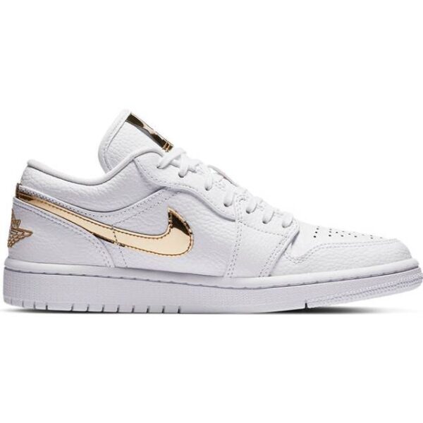 Nike Air Jordan 1 Low SE W - White/Metallic Gold