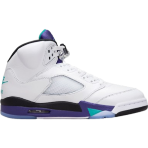 Nike Air Jordan 5 Retro M - White/Grape Ice/Black/New Emerald