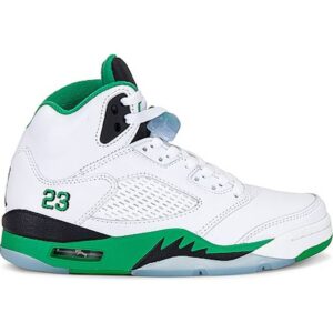 Nike Air Jordan 5 Retro W - White/Black/Ice Blue/Lucky Green