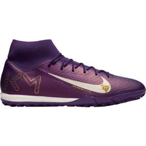 Nike Mercurial Superfly 10 Academy Kylian Mbappé TF High-Top - Grand Purple/Pale Ivory