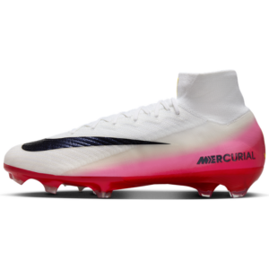 Nike Superfly 10 Elite FG High-Top Football Shoes - Hvid/Rød/Navy