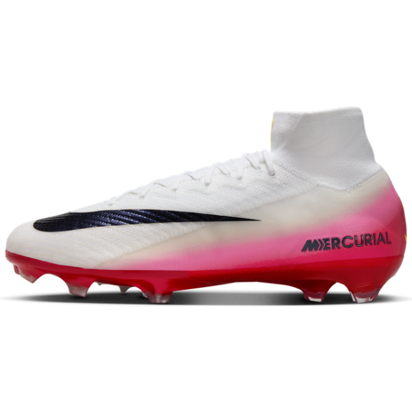 Nike Superfly 10 Elite FG High-Top Football Shoes - Hvid/Rød/Navy