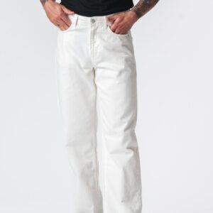 Noah Loose Fit Jeans - Hvid Denim - 34/34 - TeeShoppen