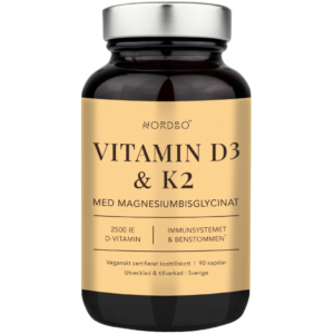 Nordbo Vitamin D3 & K2 (90 kaps)