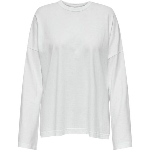 Only HIIT Oversized og hvid T-shirt med lange ærmer