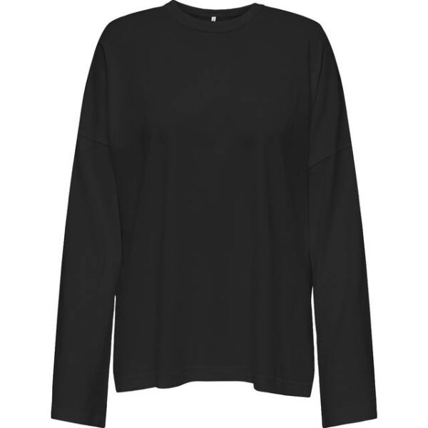 Only HIIT Oversized og sort T-shirt med lange ærmer-Black