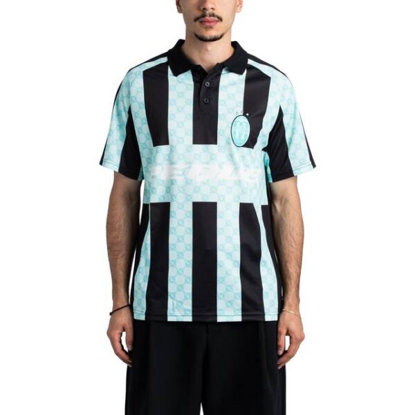 Pequs Fodboldtrøje Aqua Sort Hvid S
