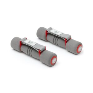 Reebok Softgrip Dumbbells - 1.0Kg Red & Grey