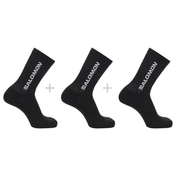 Salomon Everyday Crew, sokker, 3-pak, sort