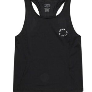 Singlet træningstop - sort