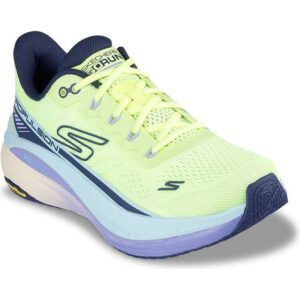 Skechers Max Cushioning Propulsion Løbesko Med Optimal Stødabsorbering - Lemon/Navy
