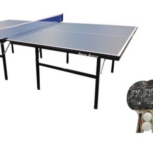 Sportive bordtennisbord - FRI FRAGT - med 4 stk. 2-stjernede bat og 8 stk. 1-stjernede bolde