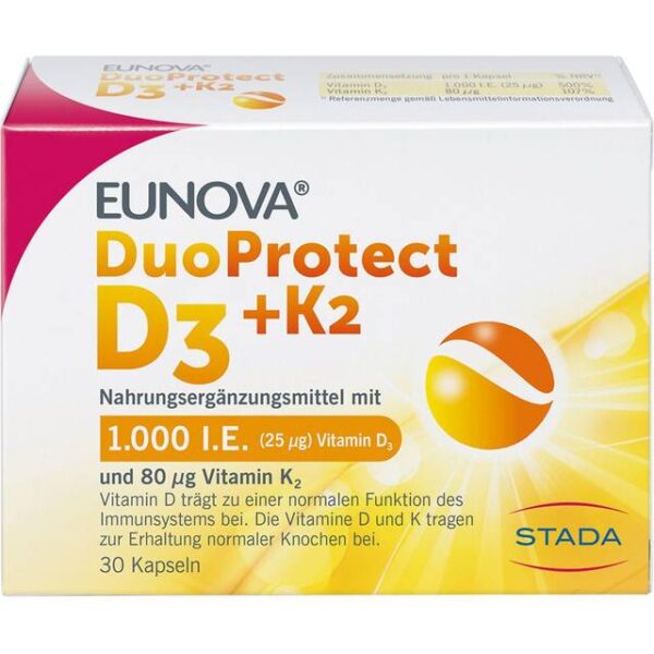 Stada DuoProtect D3 + K2 1000 I.E.