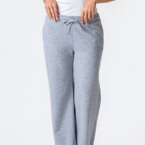 Sweatpants Wide - Grå Melange - XS - TeeShoppen