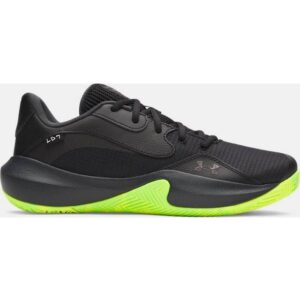 Under Armour Lockdown 7 Low Unisex Basketball Shoes - Black/Metallic Black