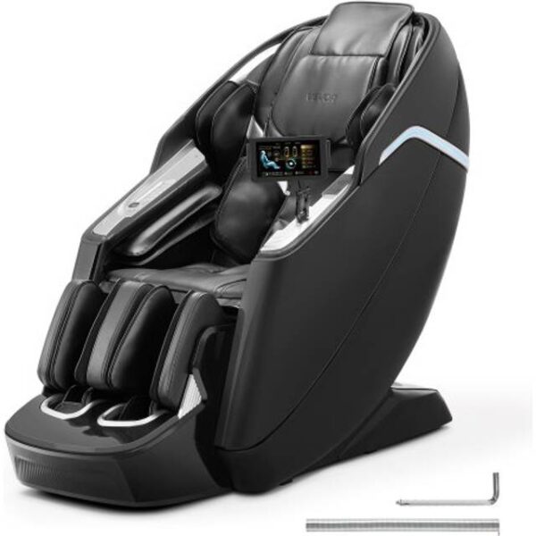 VEVOR Massagestol Helkrops 3D/4D Massage Lænestol med SL-Track & Yoga Stretch