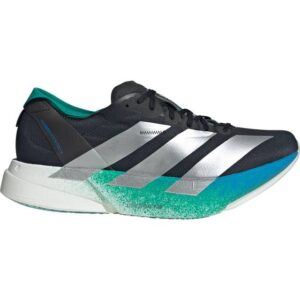 adidas Adizero Adios Pro 4 Shoes - Core Black/Matte Silver/Glory Green