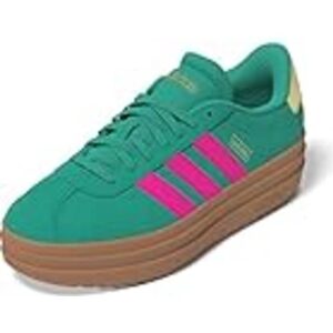 adidas VL Court Bold Sko - Powder Teal Shock Pink Yellow