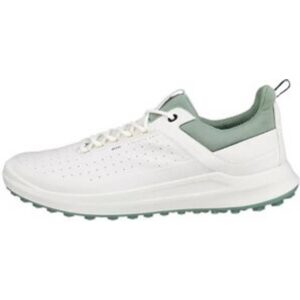 ecco Core Hybrid Vandtætte Herre Golfsko Uden Spikes - White/Sedum Green