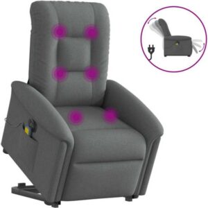 vidaXL Elektrisk Massagestol Med Løftefunktion Stof
