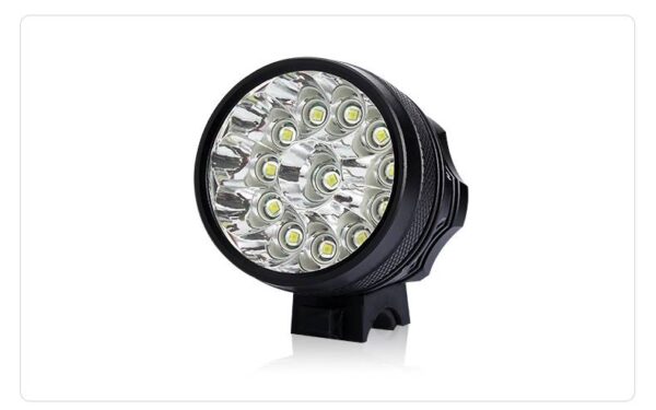 12 x Led MTB cykellygte med masser af lumen og kraftigt 12.000mAh batteri - Easylight.dk