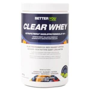 Better You Clear Whey, Jordbær/Blåbær/Citron, 400 g