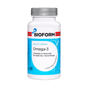 Bioform Omega 3 (NordNorsk Lakseolie) (120 kaps)