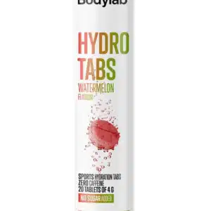 Bodylab Hydro Tabs (1x20 stk) Watermelon (koffeinfri)