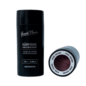 Great Hair Hårfibre - Medium Brun (23 g.)