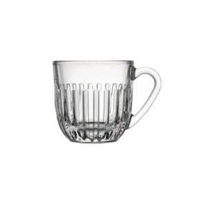 La Rochére Ouessant Transparent Espresso Tumbler Cup Glass Set 6pcs