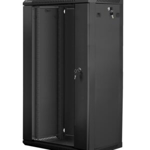 Lanberg WF01-6422-10B - 22U - Wall Mount Rack Cabinet