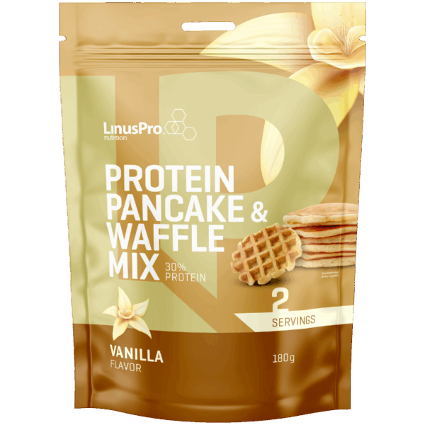LinusPro Pancake & Wafflemix - Vanilje 180G.