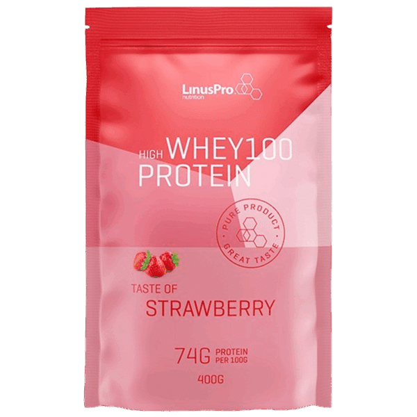 LinusPro Whey100 Jordbær (400 g)